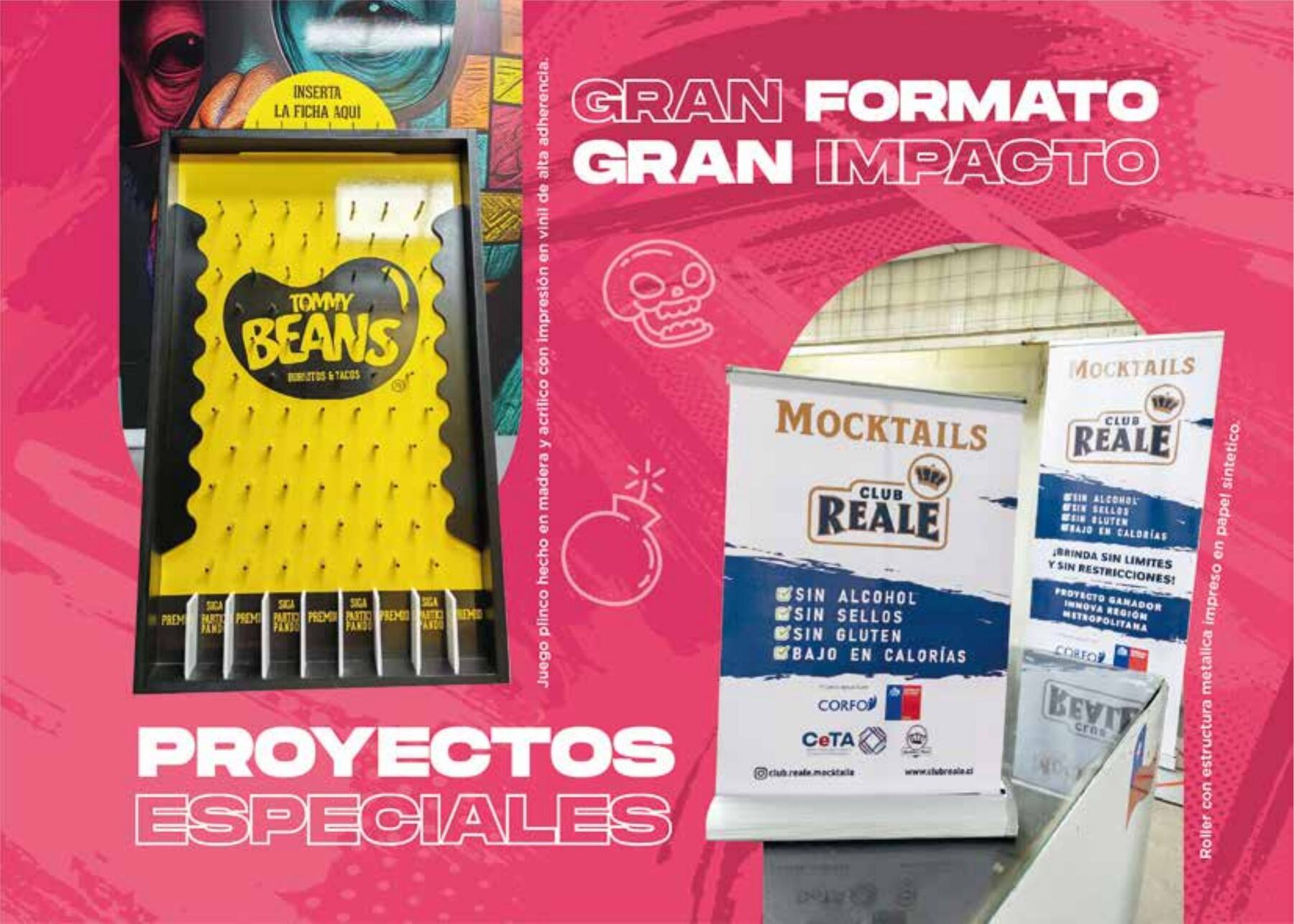 Proyectos especiales de soporte publicitario