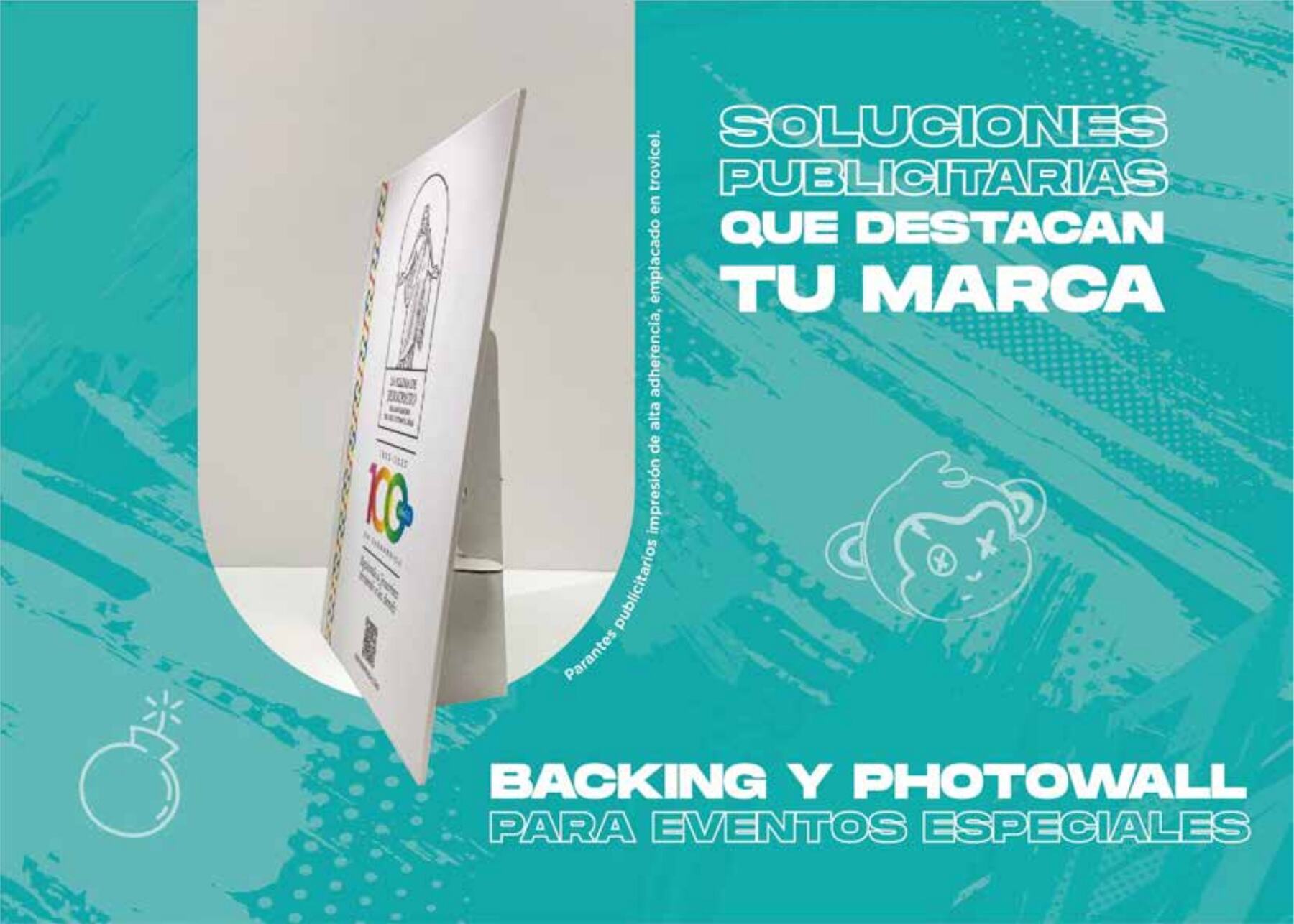 Backing y photowall para ferias y eventos