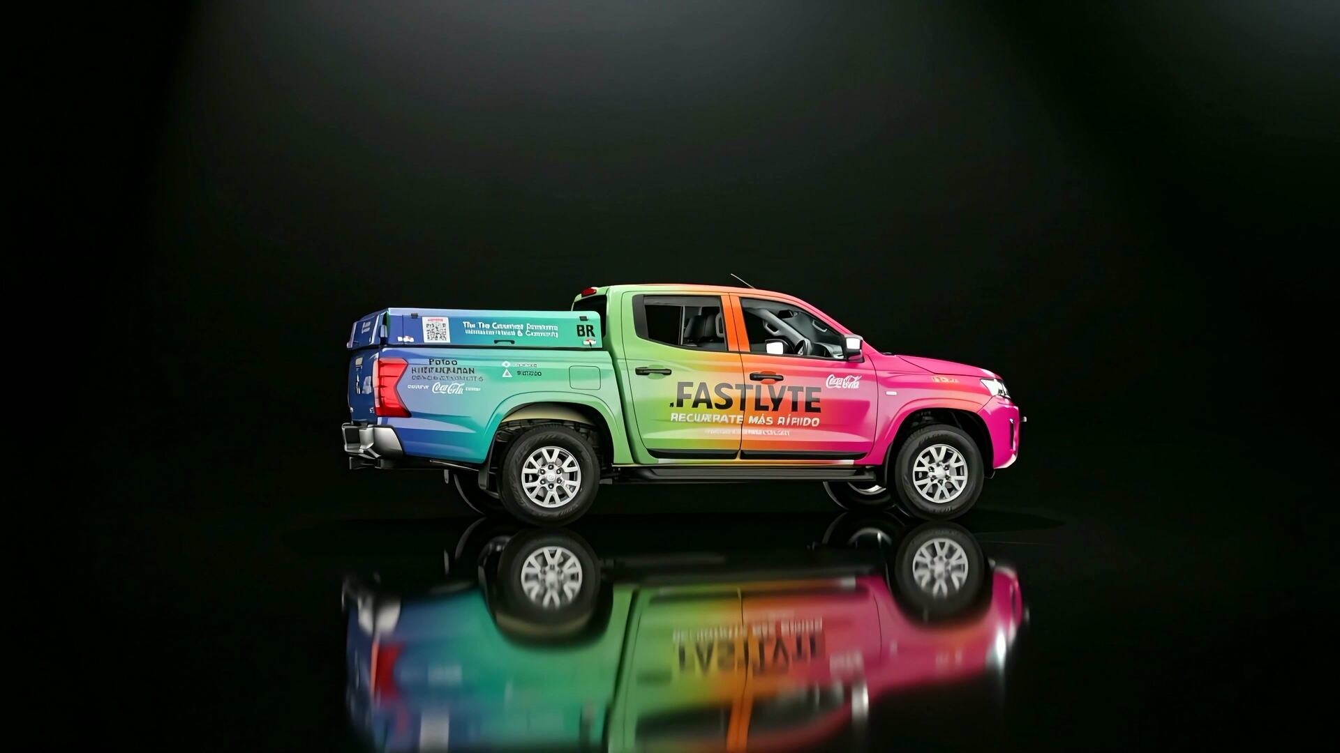 L200 FASTLYTE para The Coca-Cola Company — wrap completo full color
