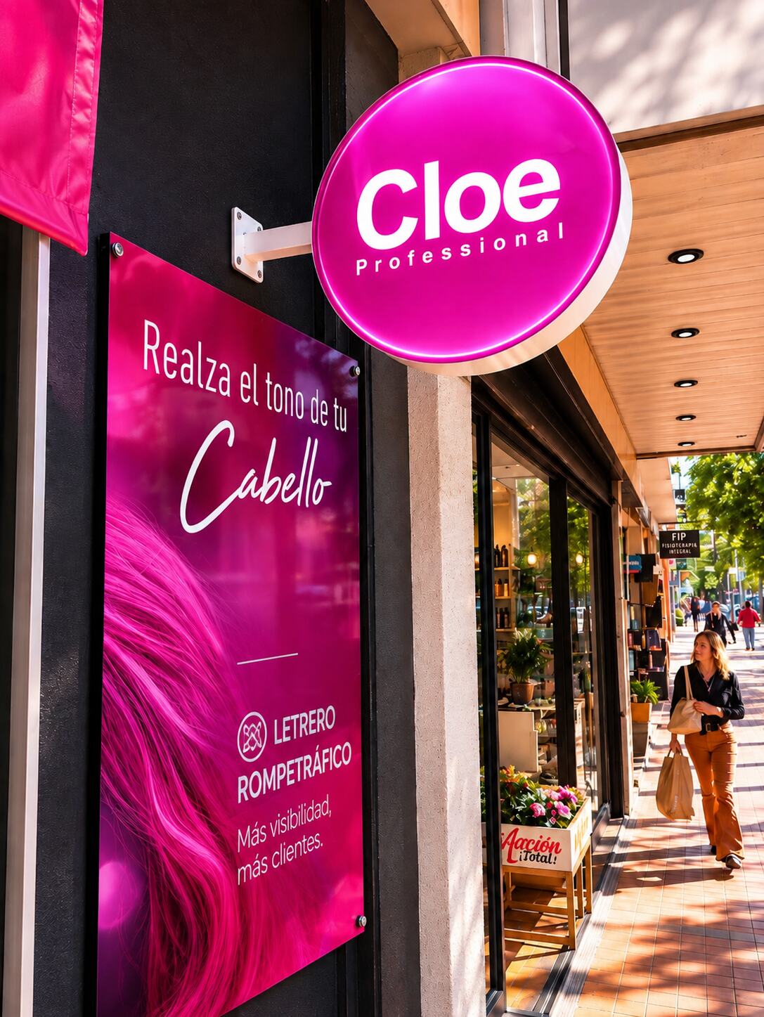 Letrero luminoso Cloe